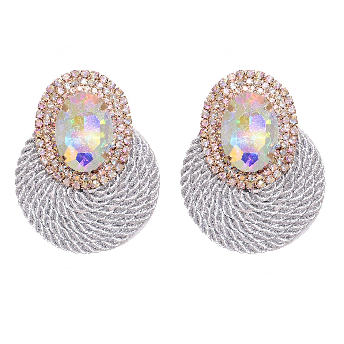 ROPEY RHINESTONE EARRINGS