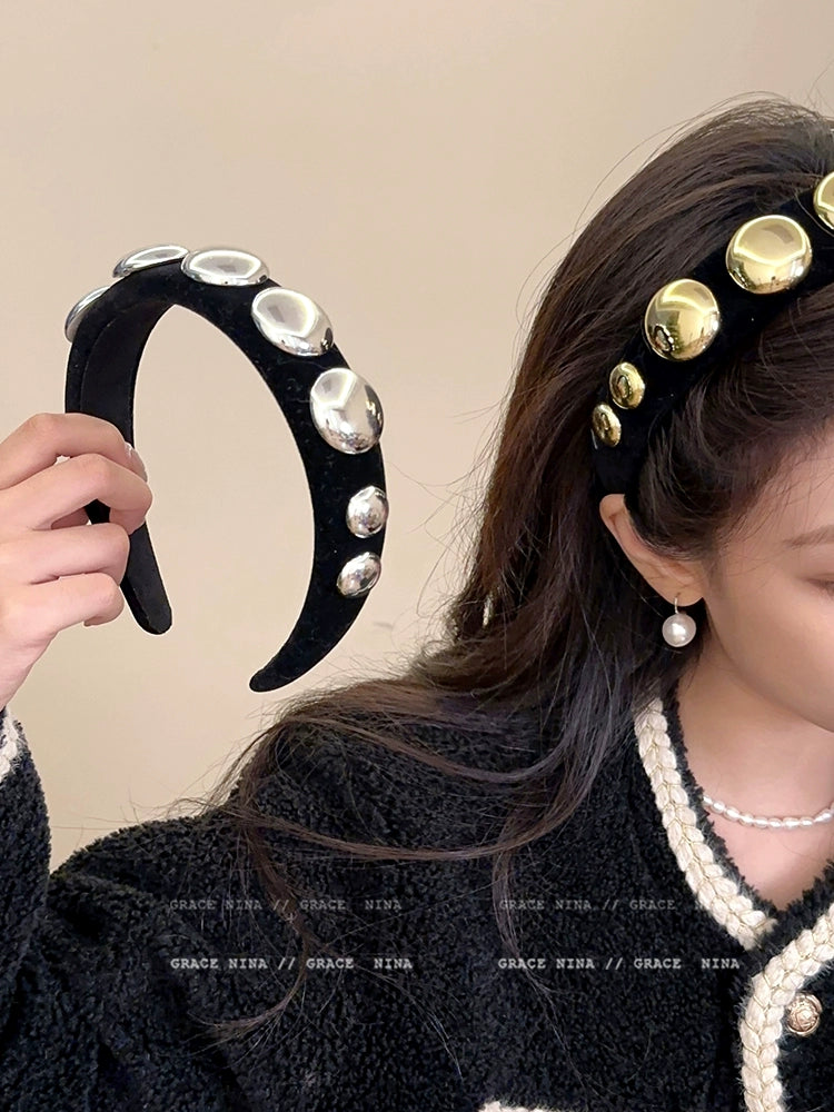 METAL DISC HAIR BAND