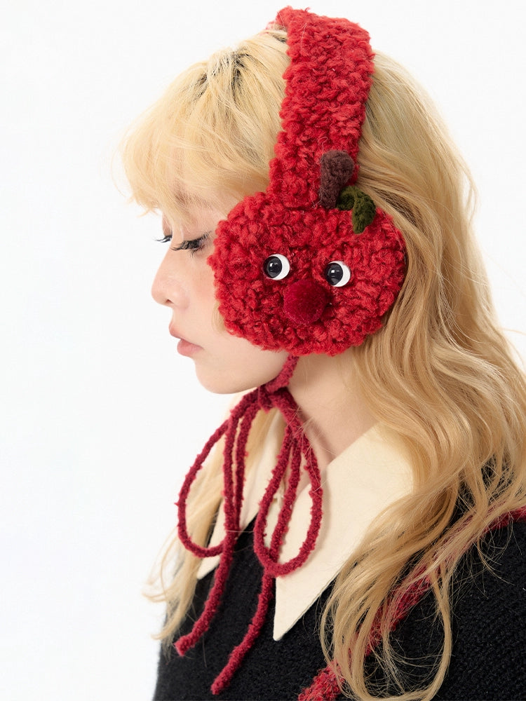 PRE-ORDER - RED APPLE EARMUFF