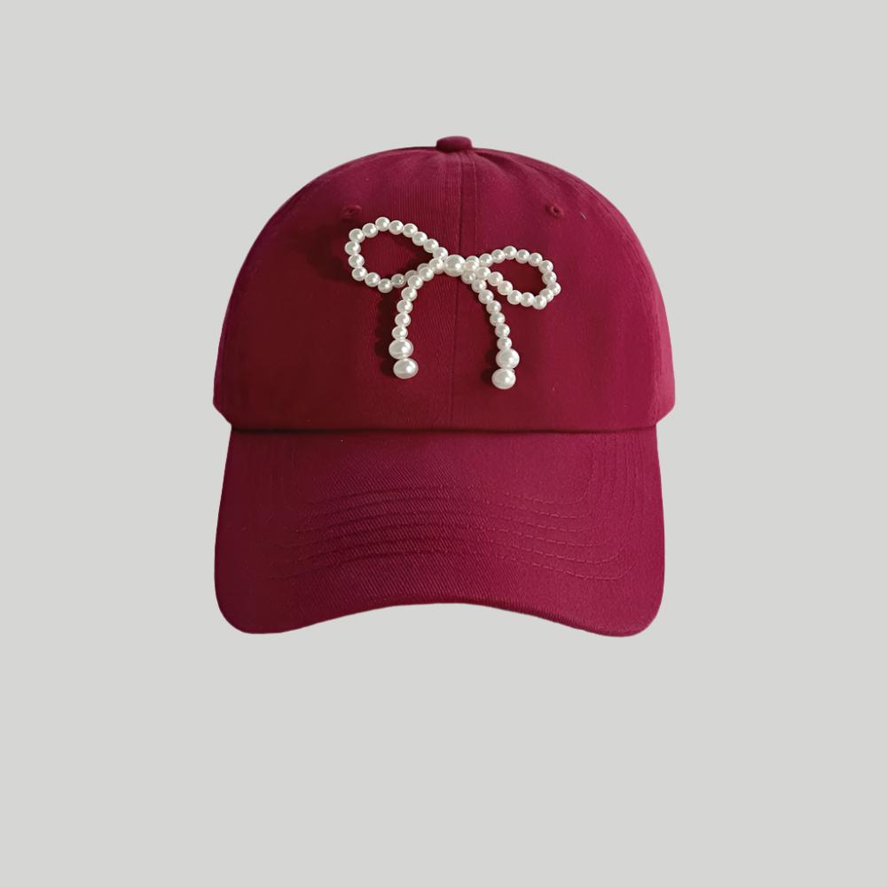 PEARL BOW BASEBALL CAP