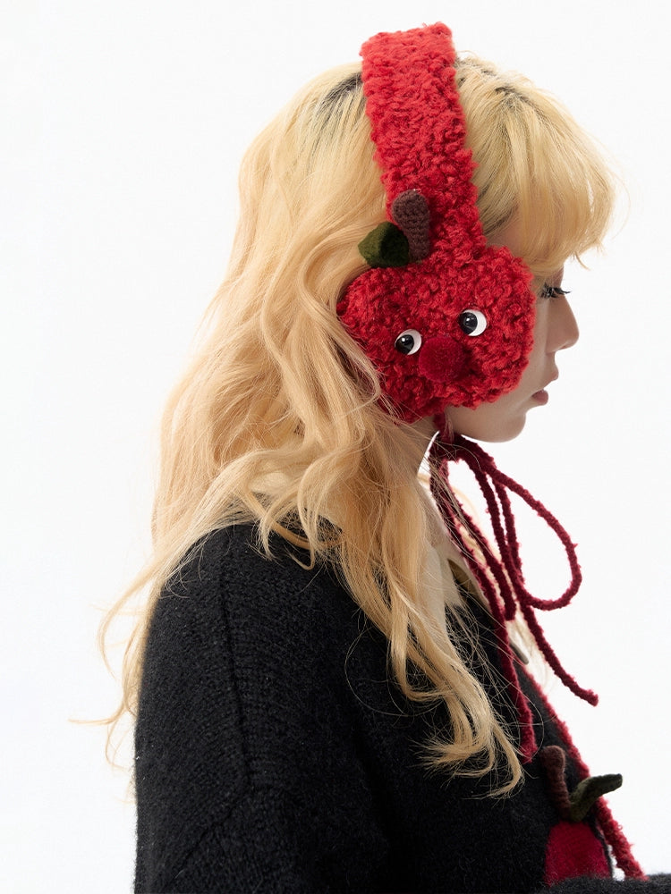 PRE-ORDER - RED APPLE EARMUFF