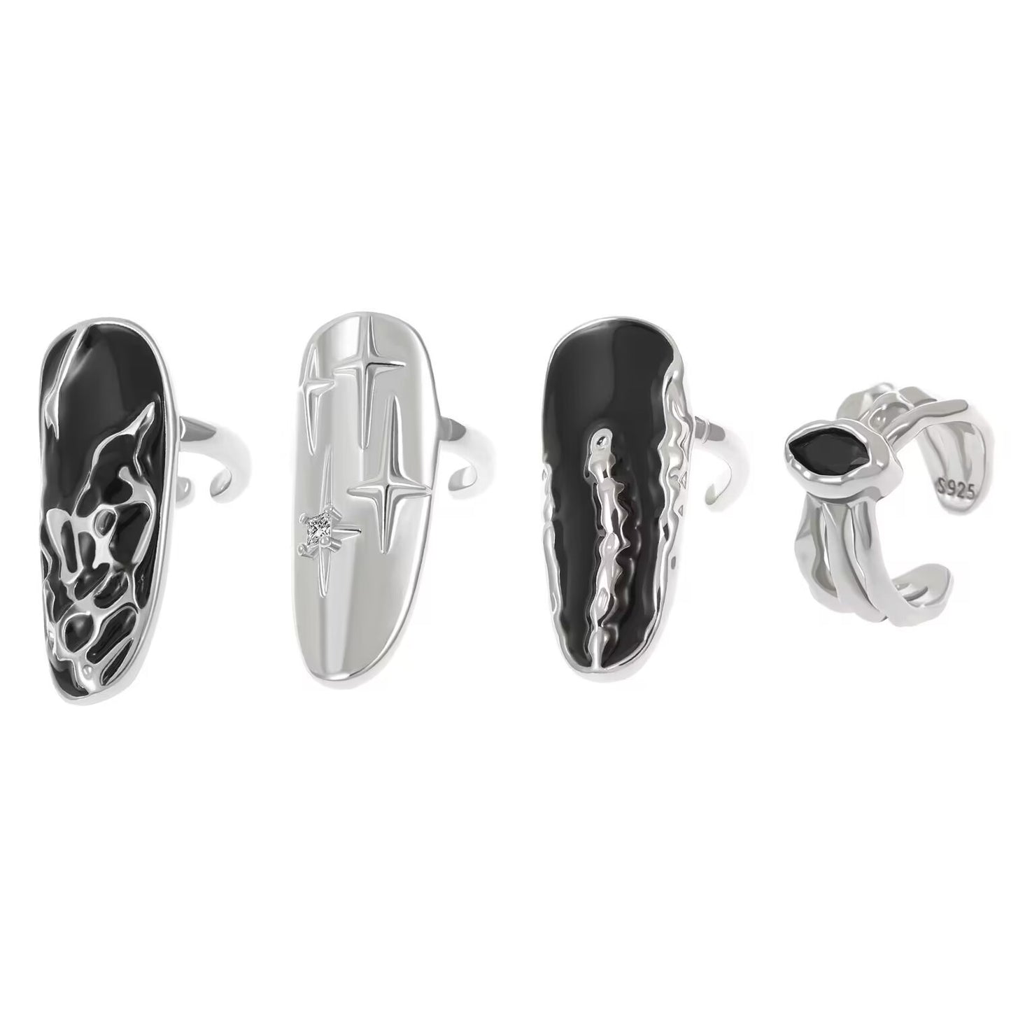 PUNK NAIL RINGS