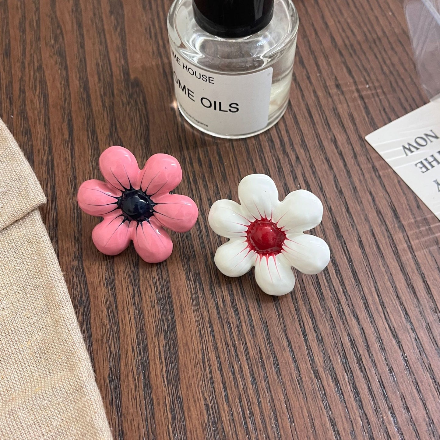 FLOWER ENAMEL RING