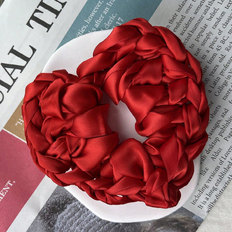 RIBBONS HEART SCRUNCHIE