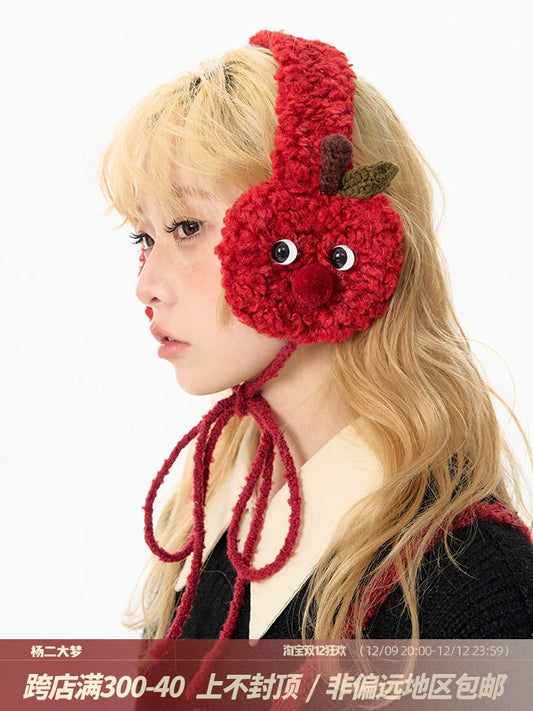 PRE-ORDER - RED APPLE EARMUFF