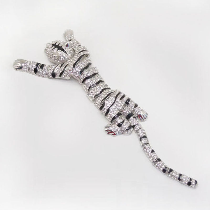 CHEETAH DIAMANTE BROOCH