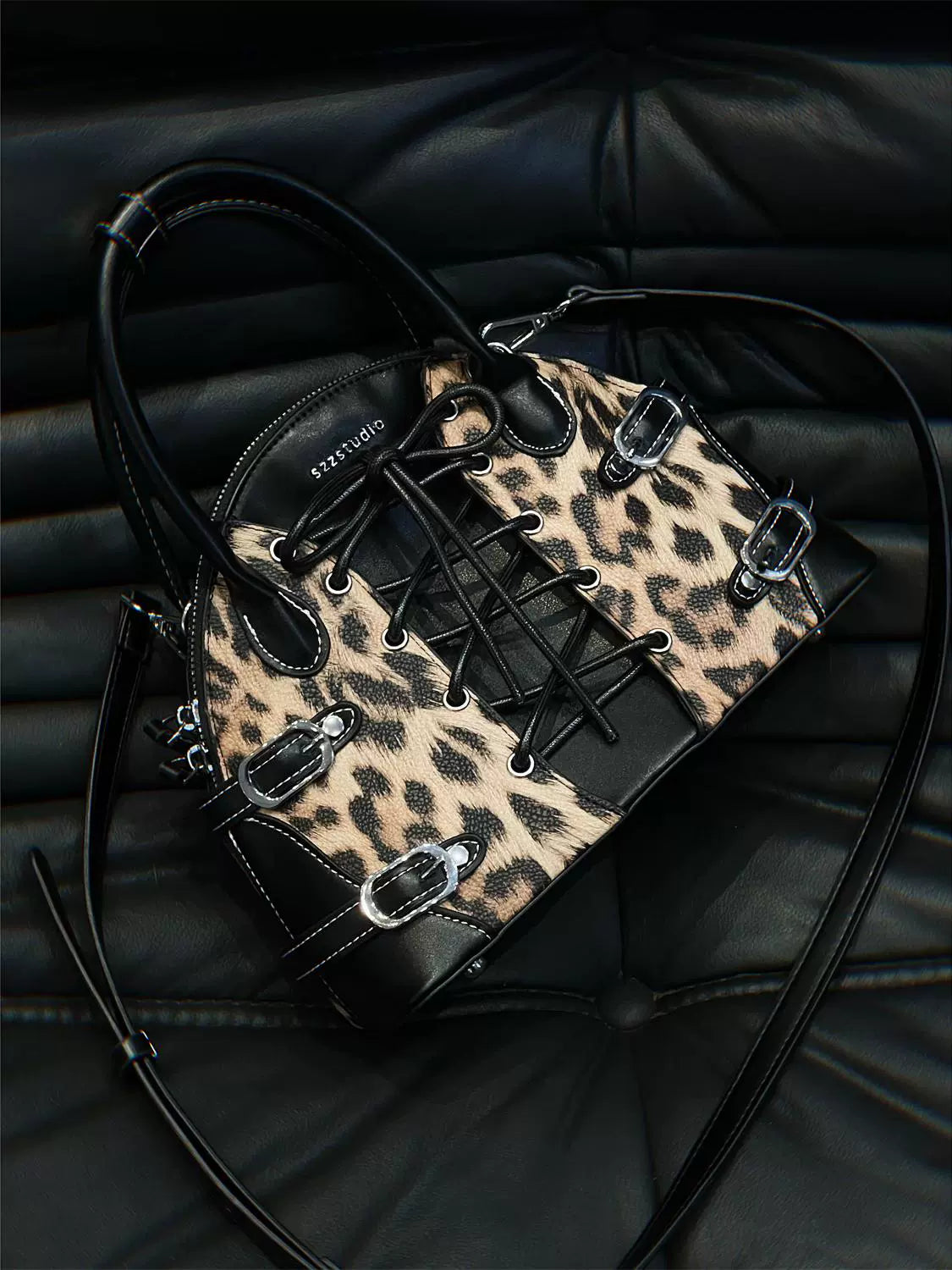 LEOPARD CORSET BAG