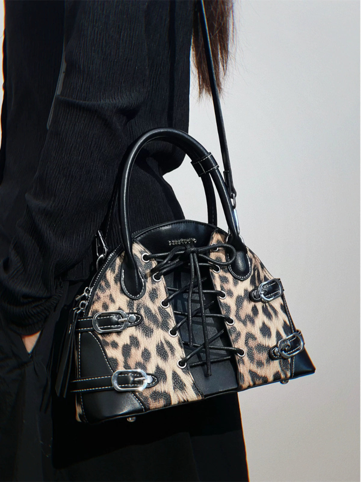 LEOPARD CORSET BAG