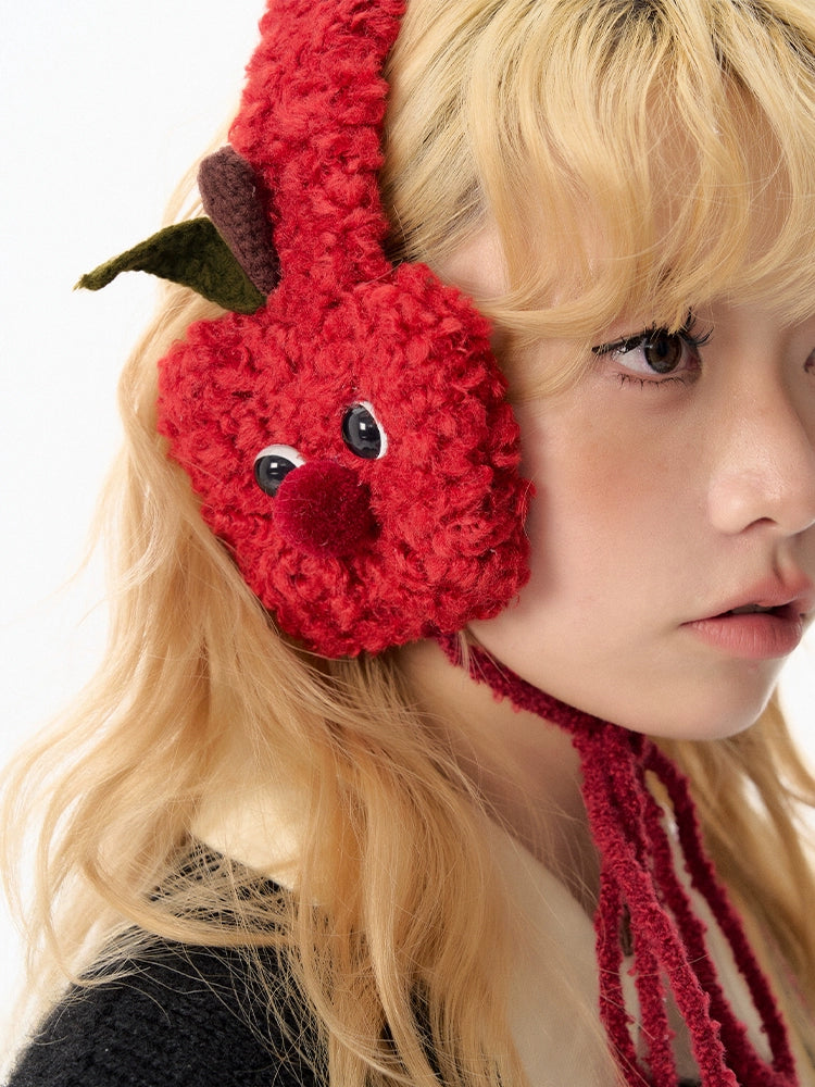 PRE-ORDER - RED APPLE EARMUFF