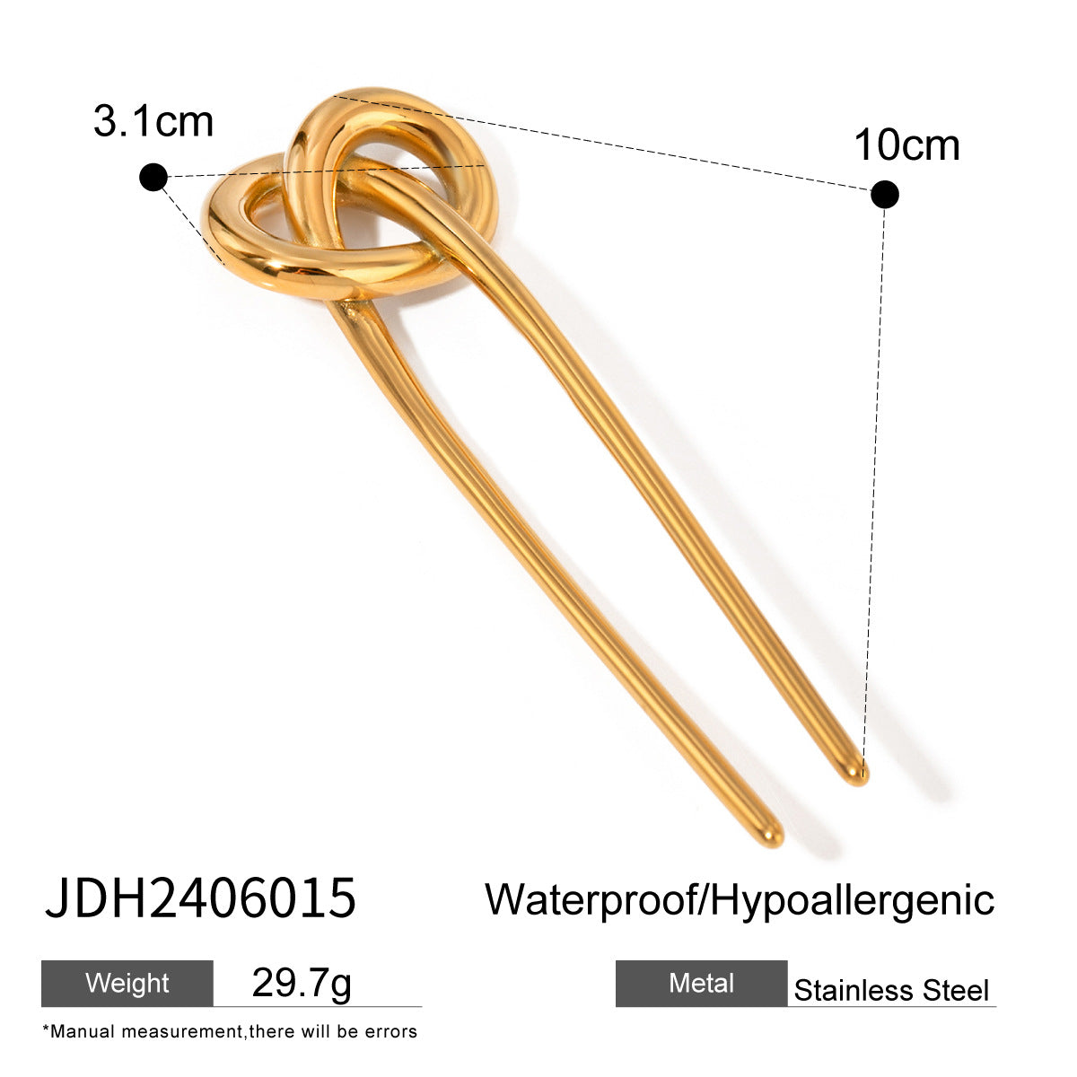 PRETZEL HAIR PIN