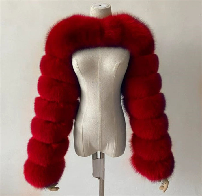 VIXEN FUR SHAWL COAT - MADE TO ORDER