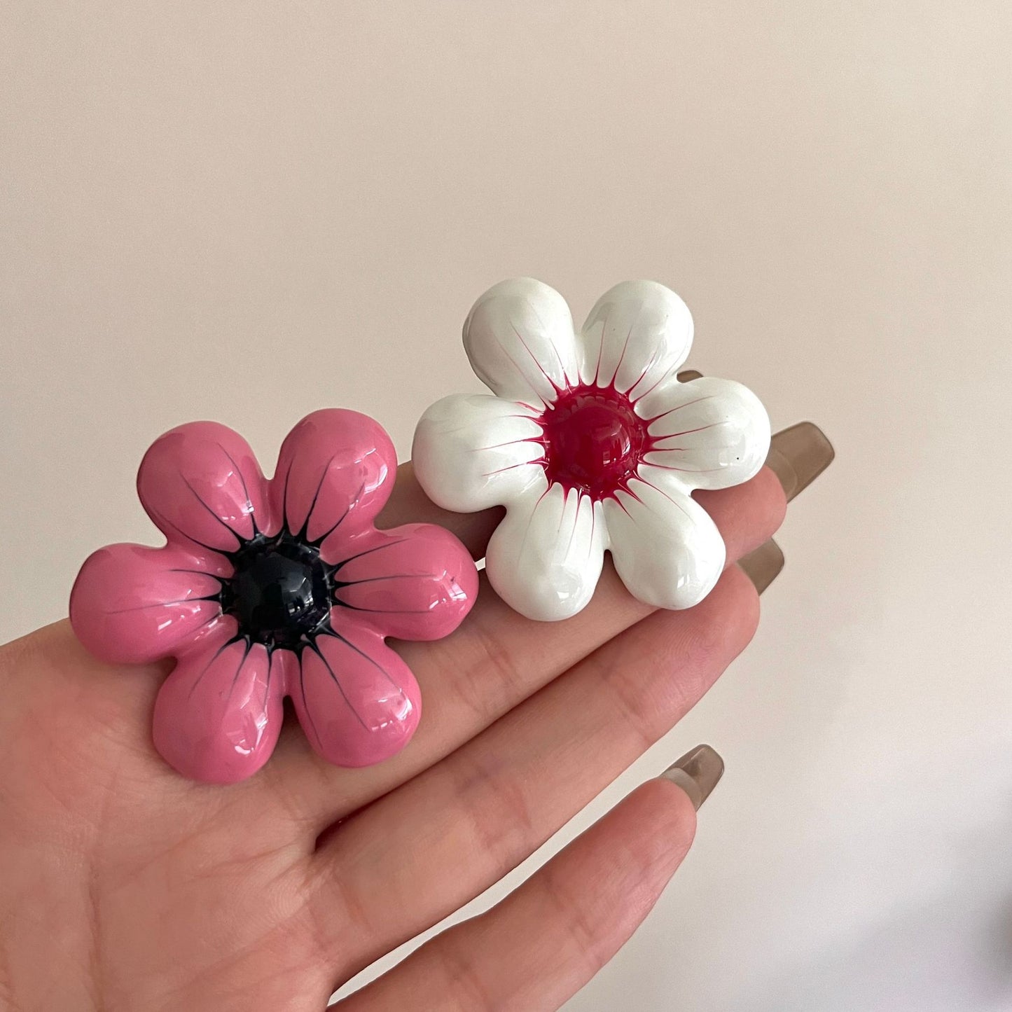 FLOWER ENAMEL RING