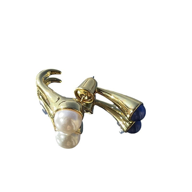 PEARL GOLD SOLO EARRIG