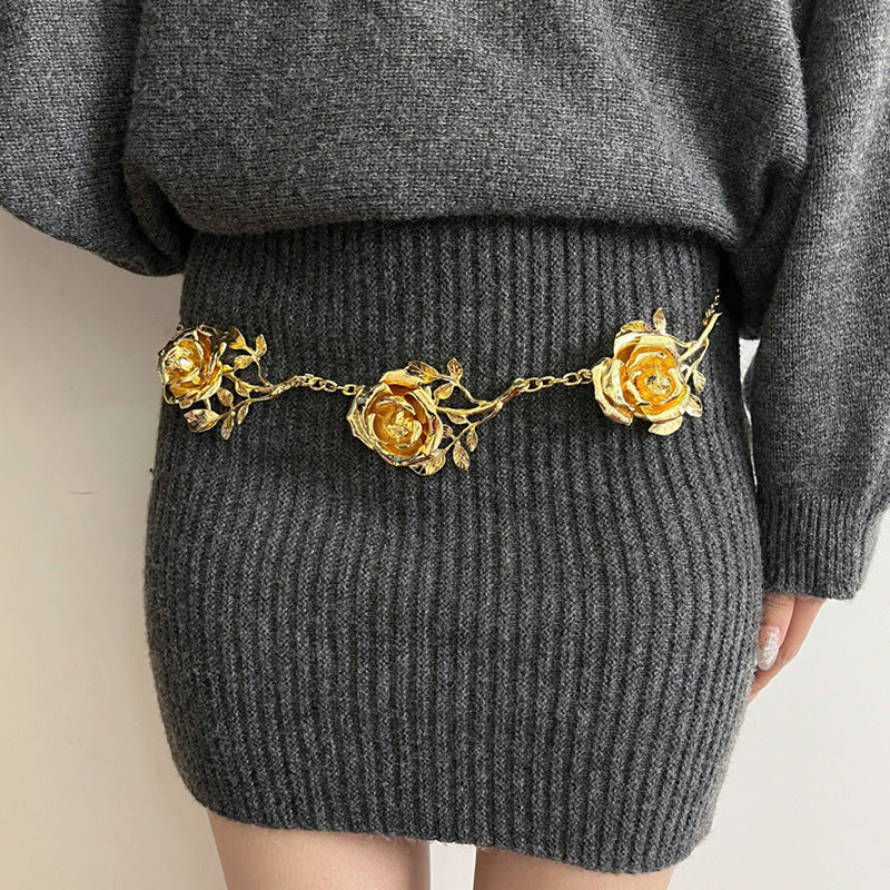 ROSES CHAIN BELT