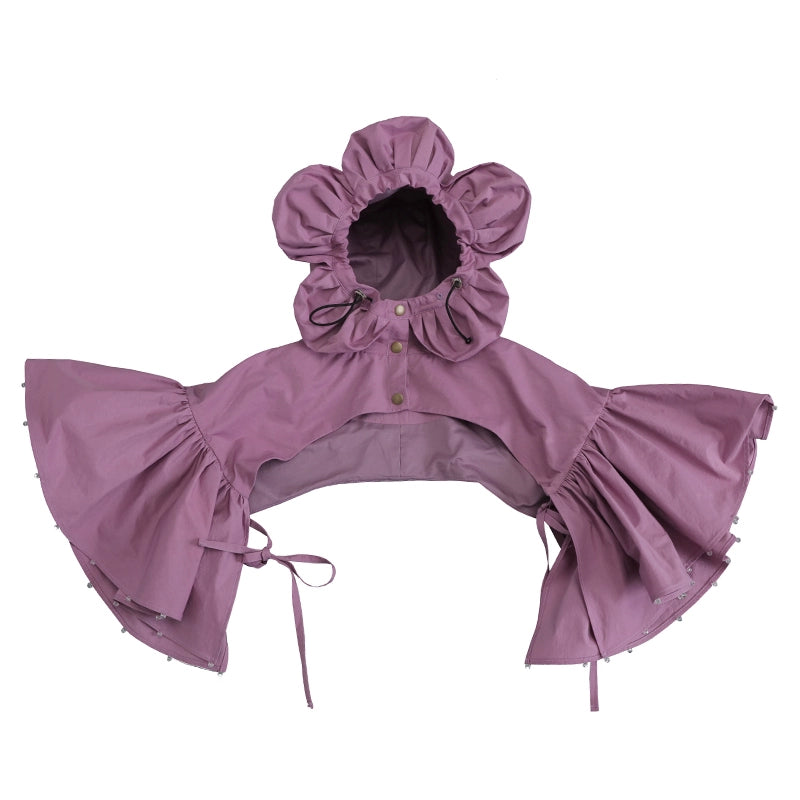 3D FLOWER CAPE