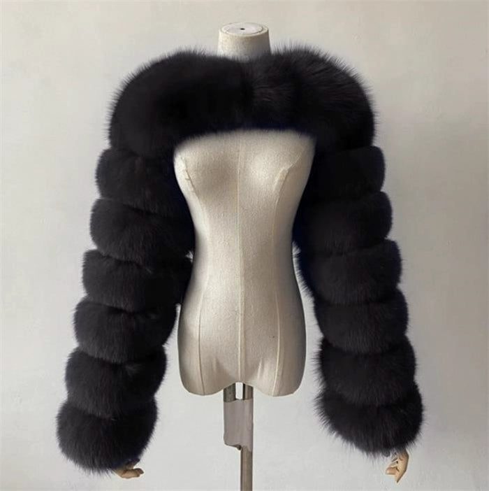 VIXEN FUR SHAWL COAT - MADE TO ORDER