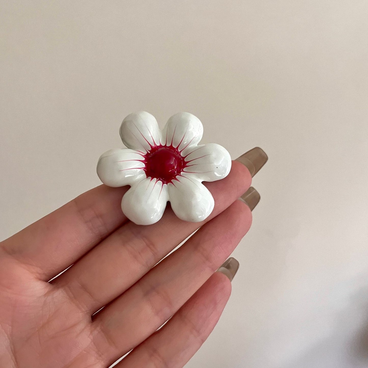 FLOWER ENAMEL RING