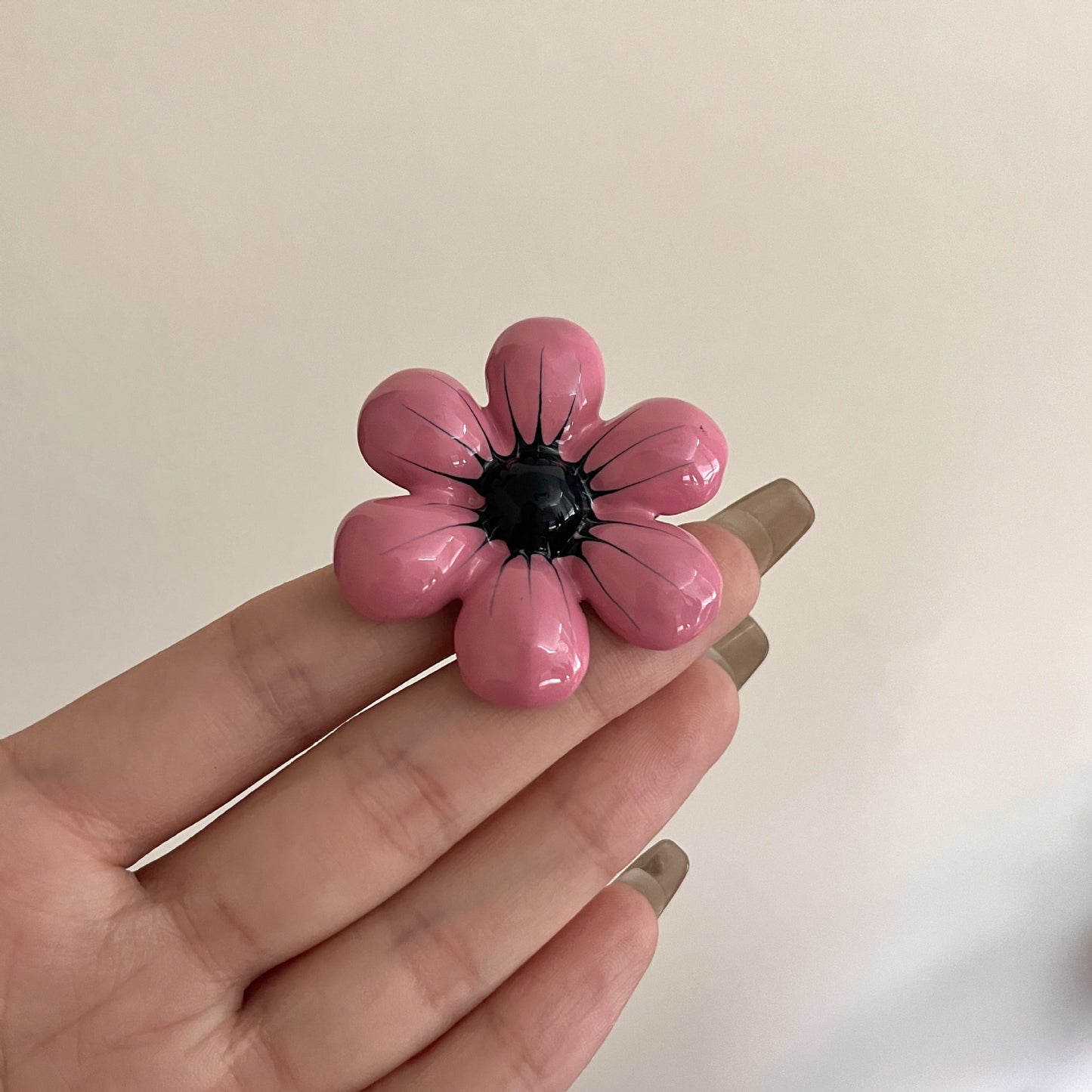 FLOWER ENAMEL RING