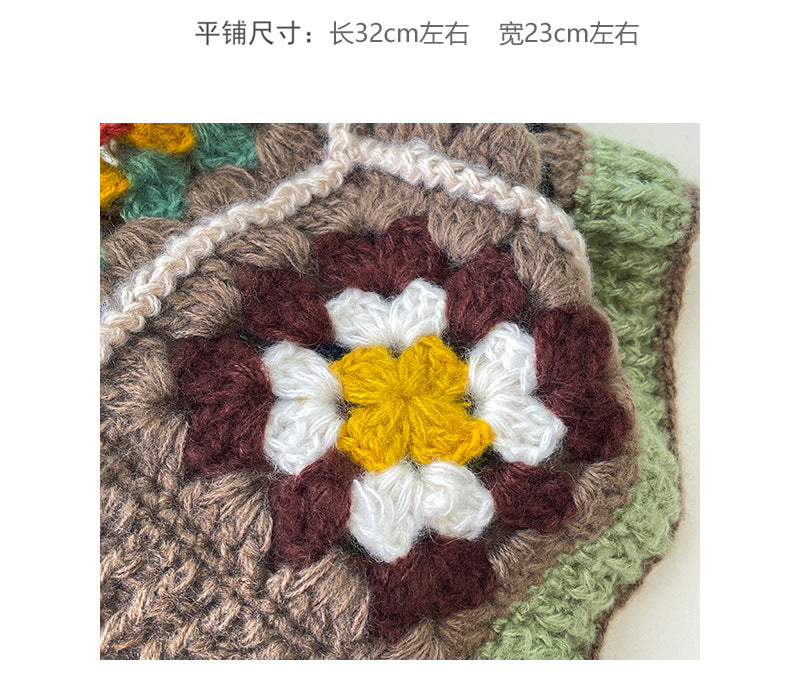 FLOWER CROCHET BALACLAVA